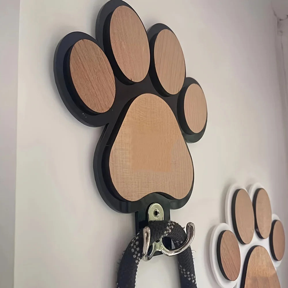Paw Print Wooden Hanger