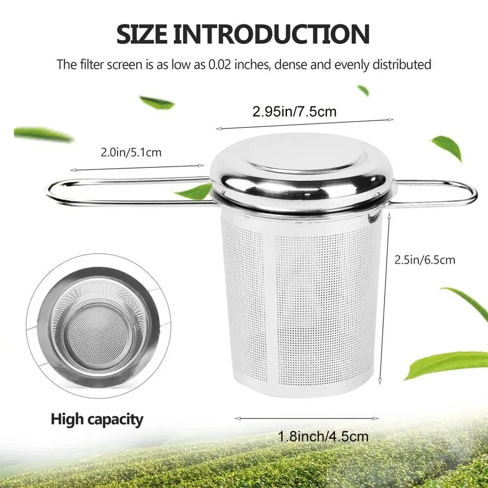 Stainless Steel Mesh Tea Infuser with Lid