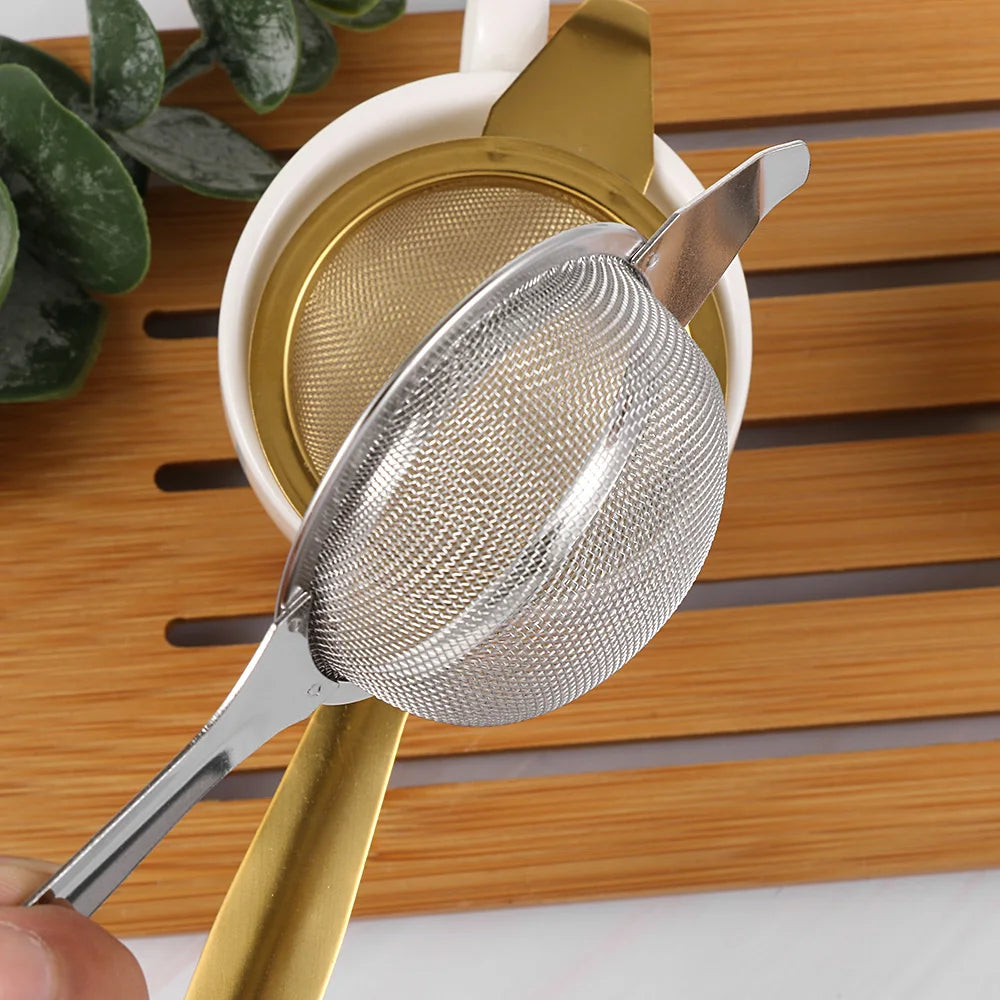 Fine Mesh Tea Strainer with Handle