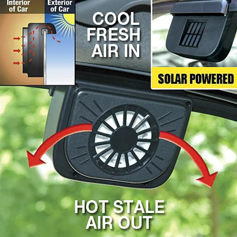 Window Ventilation Fan for Car