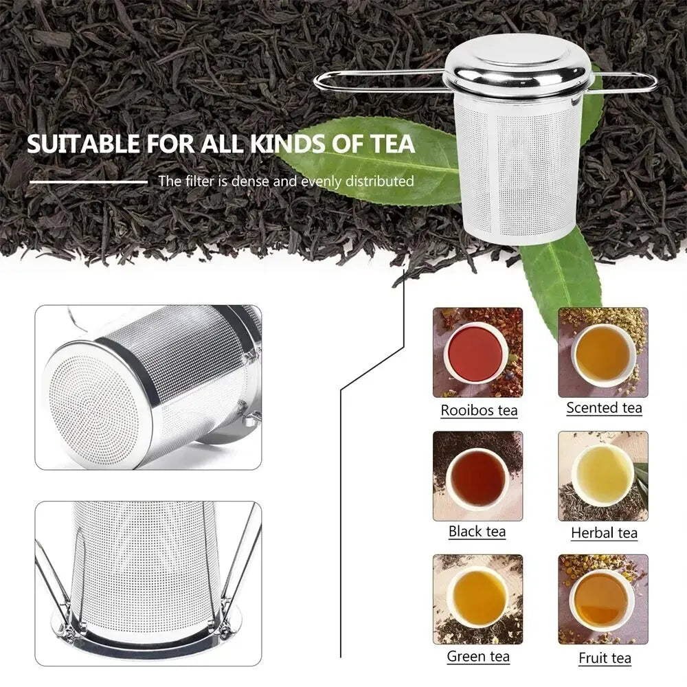 Stainless Steel Mesh Tea Infuser with Lid