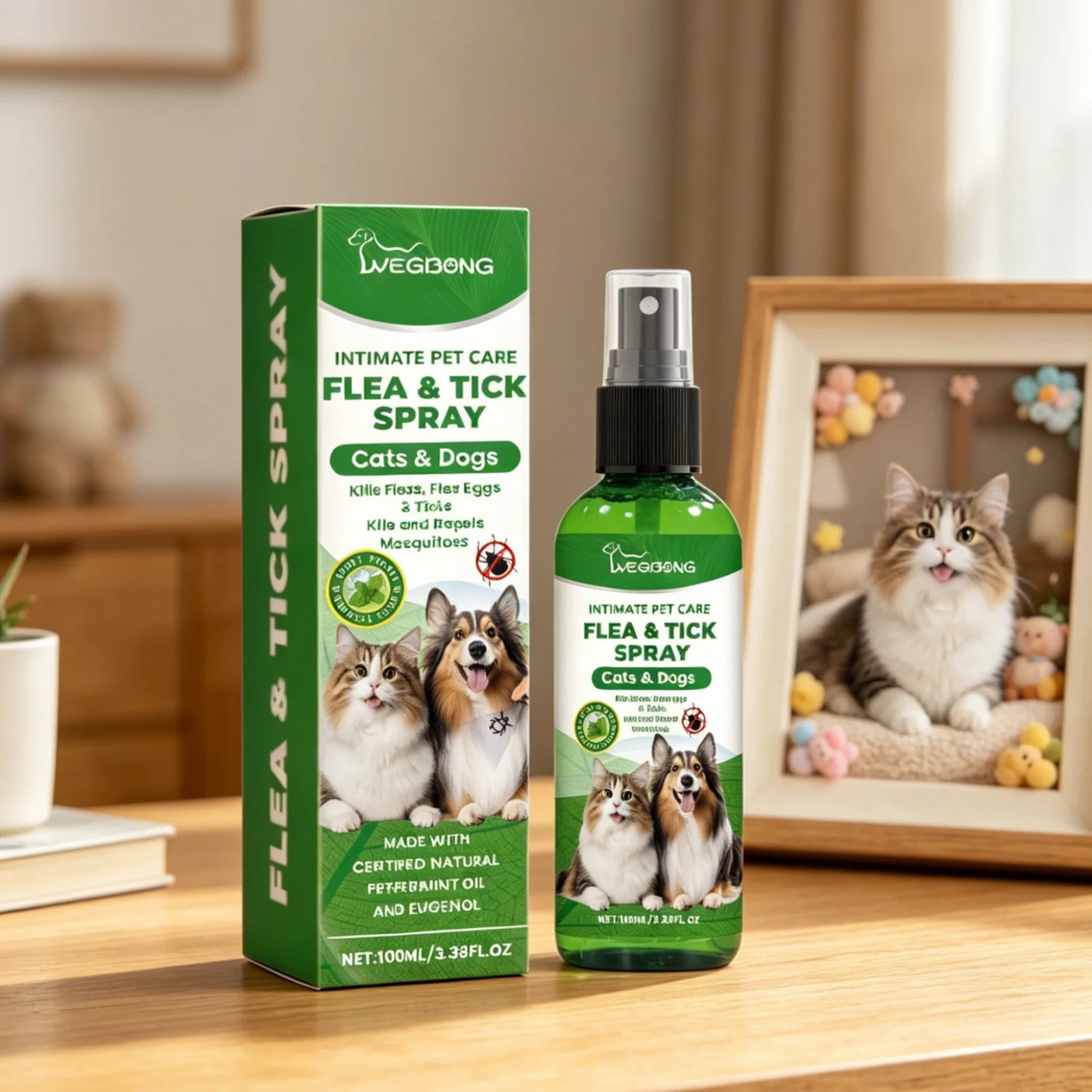 Natural Flea & Tick Spray