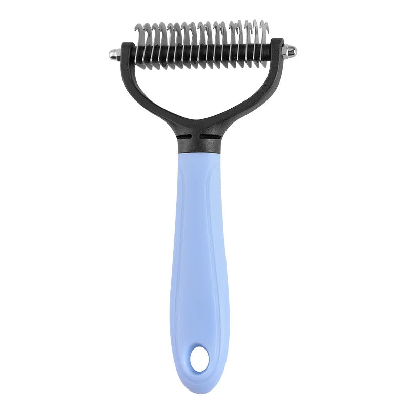 Double-Sided Deshedding Comb for Dogs