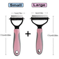 Double-Sided Deshedding Comb for Dogs