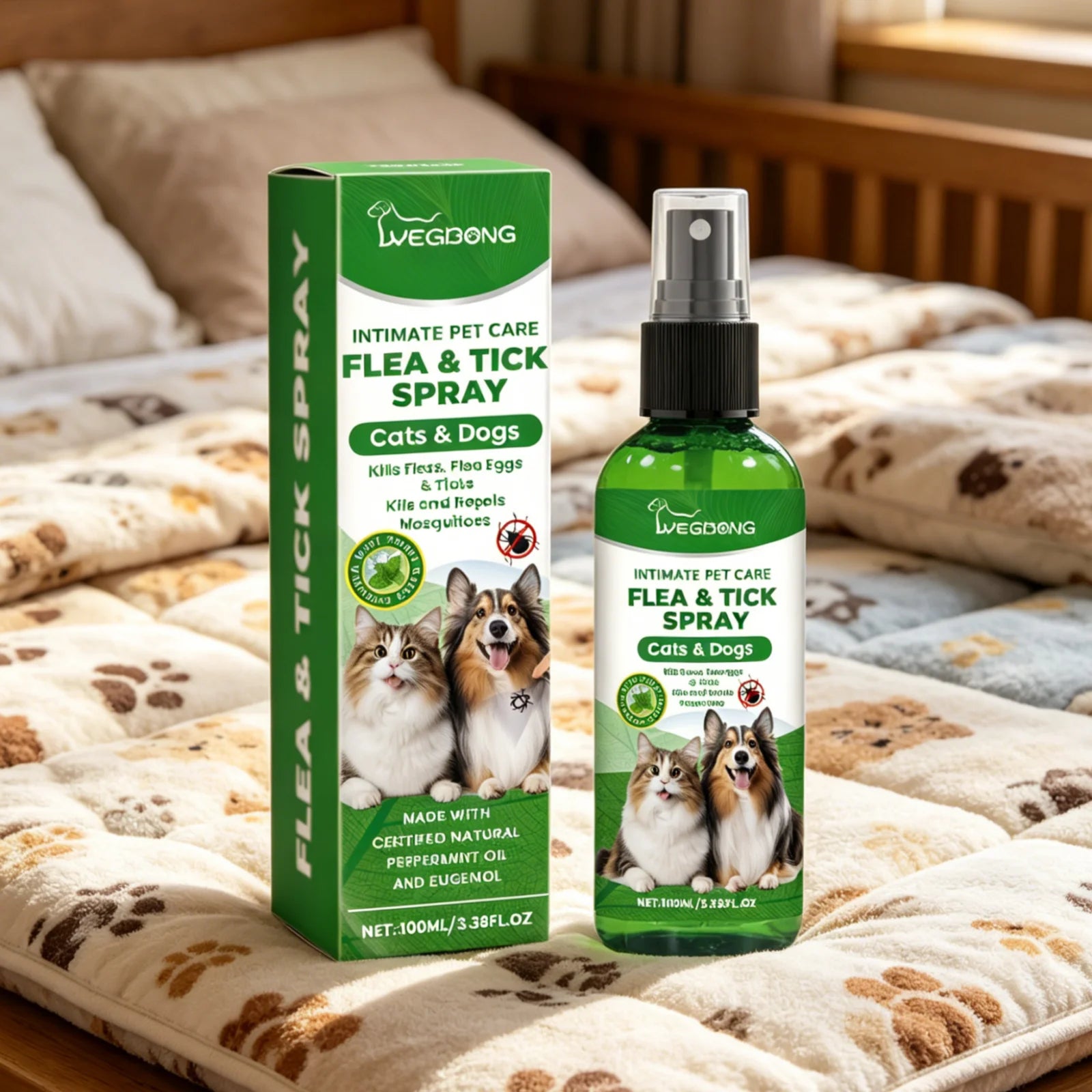 Natural Flea & Tick Spray