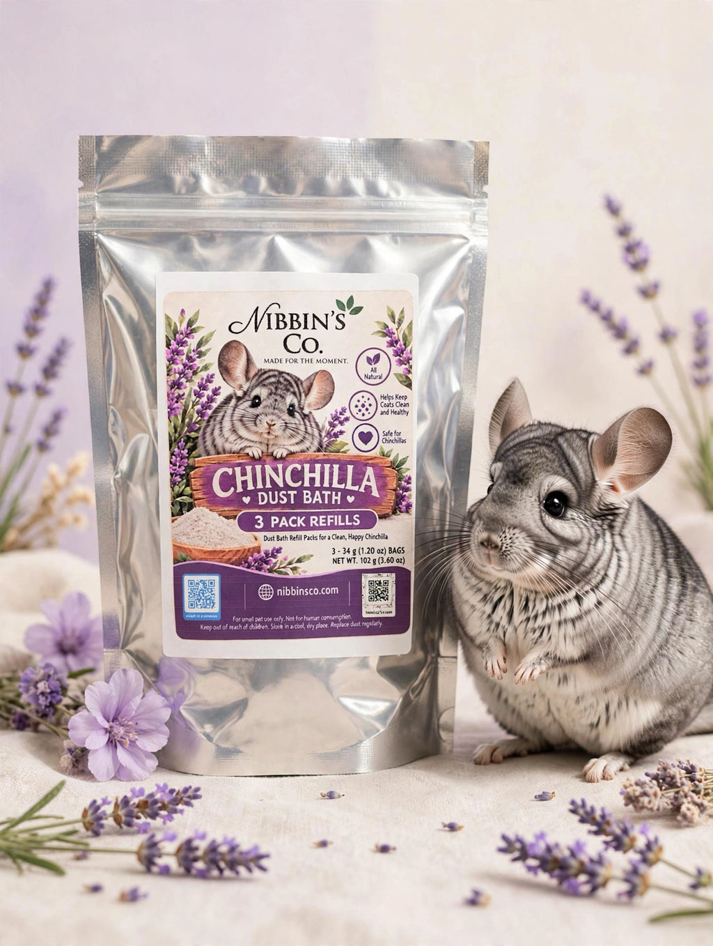 Chinchilla Dust Bath Refill