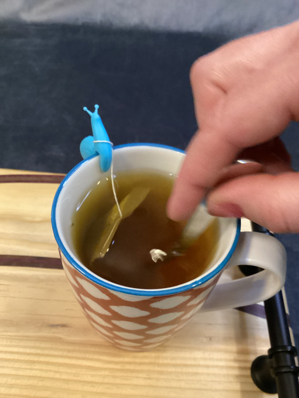 Snail-Shaped Silicone Tea Bag Holder-5 pack