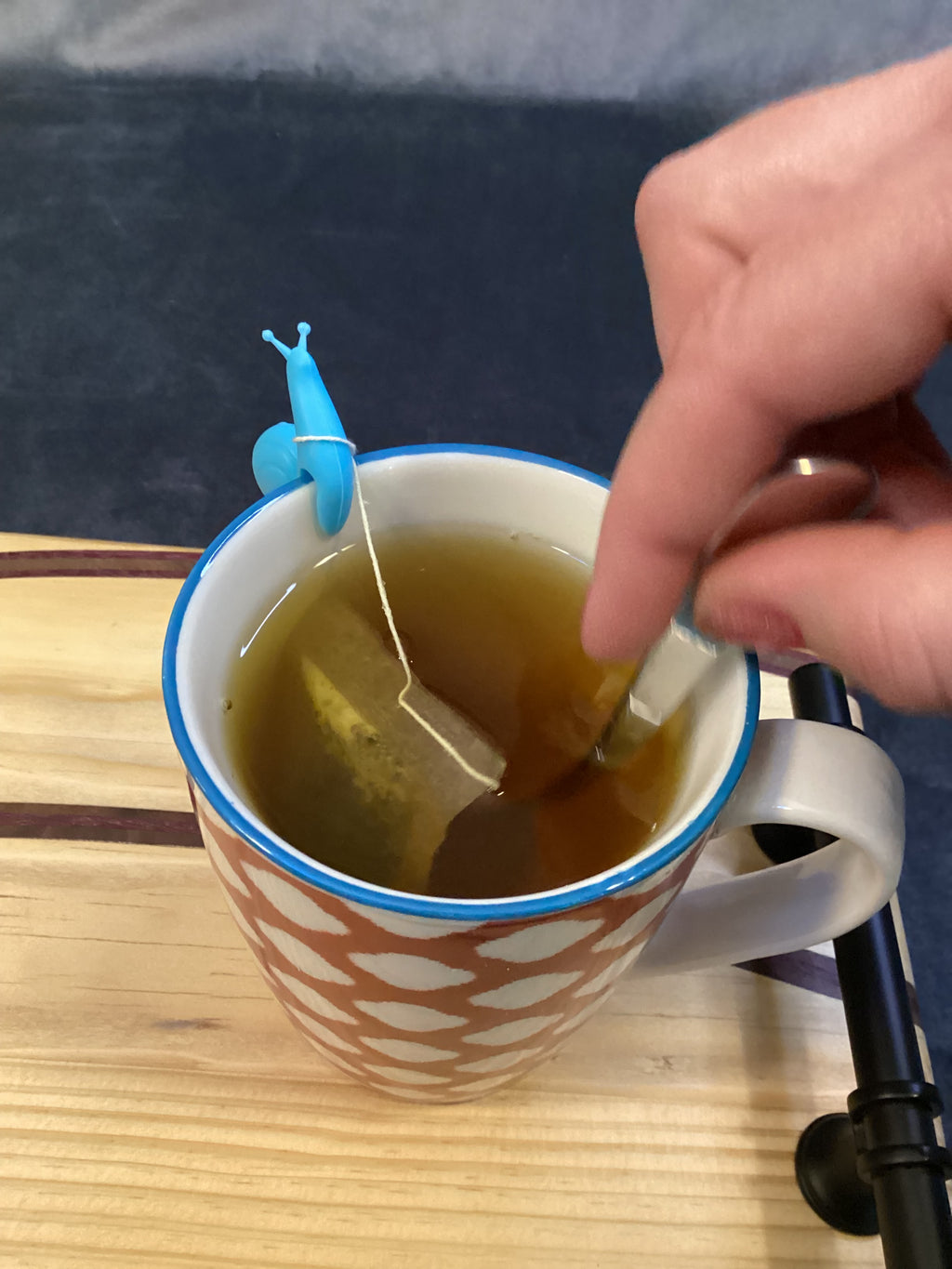 Snail-Shaped Silicone Tea Bag Holder-5 pack