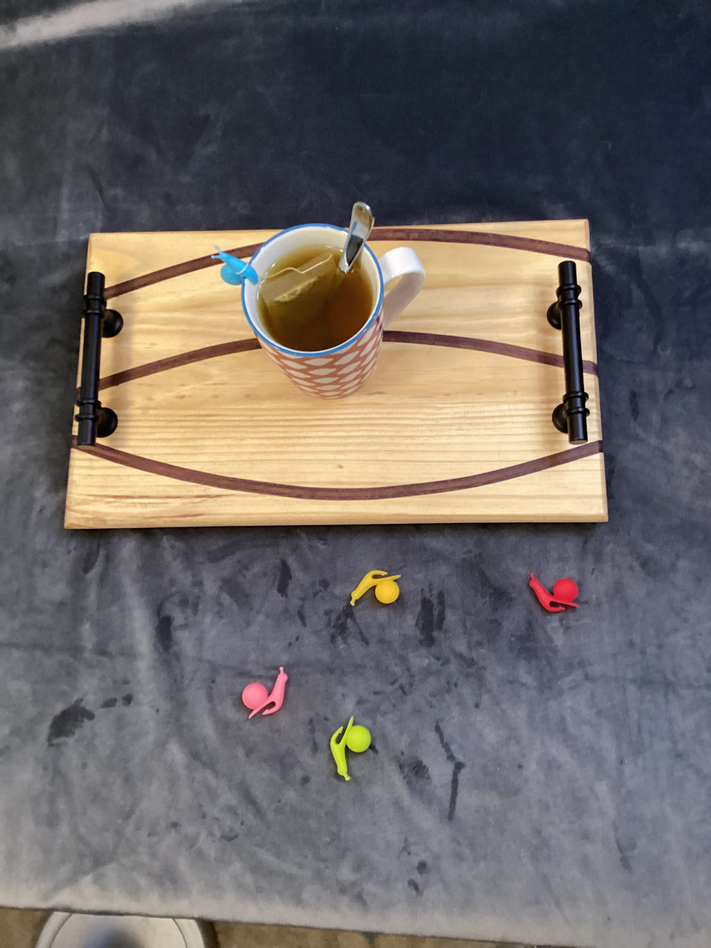 Snail-Shaped Silicone Tea Bag Holder-5 pack