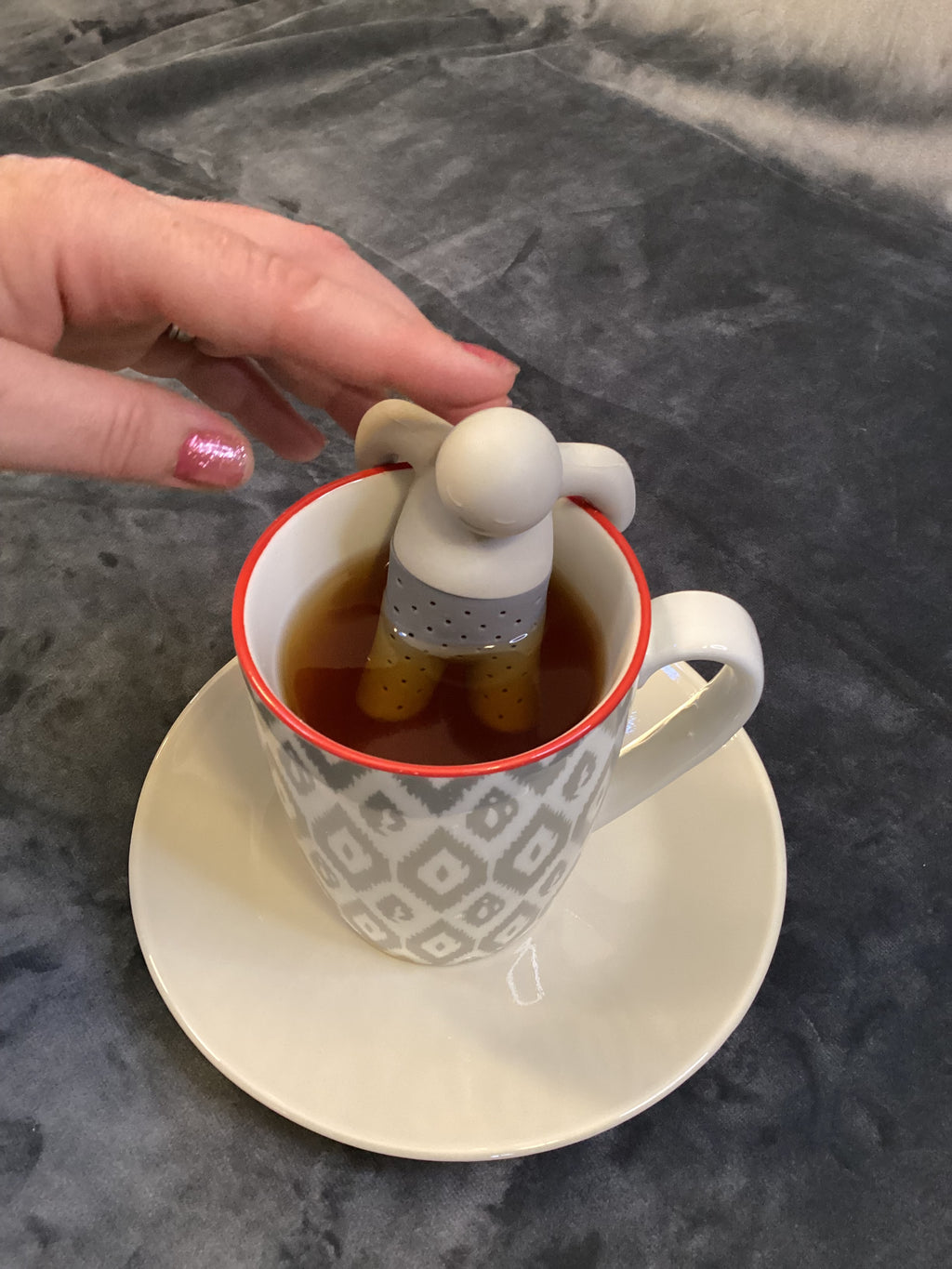 Relaxing Figure Silicone Tea Infuser