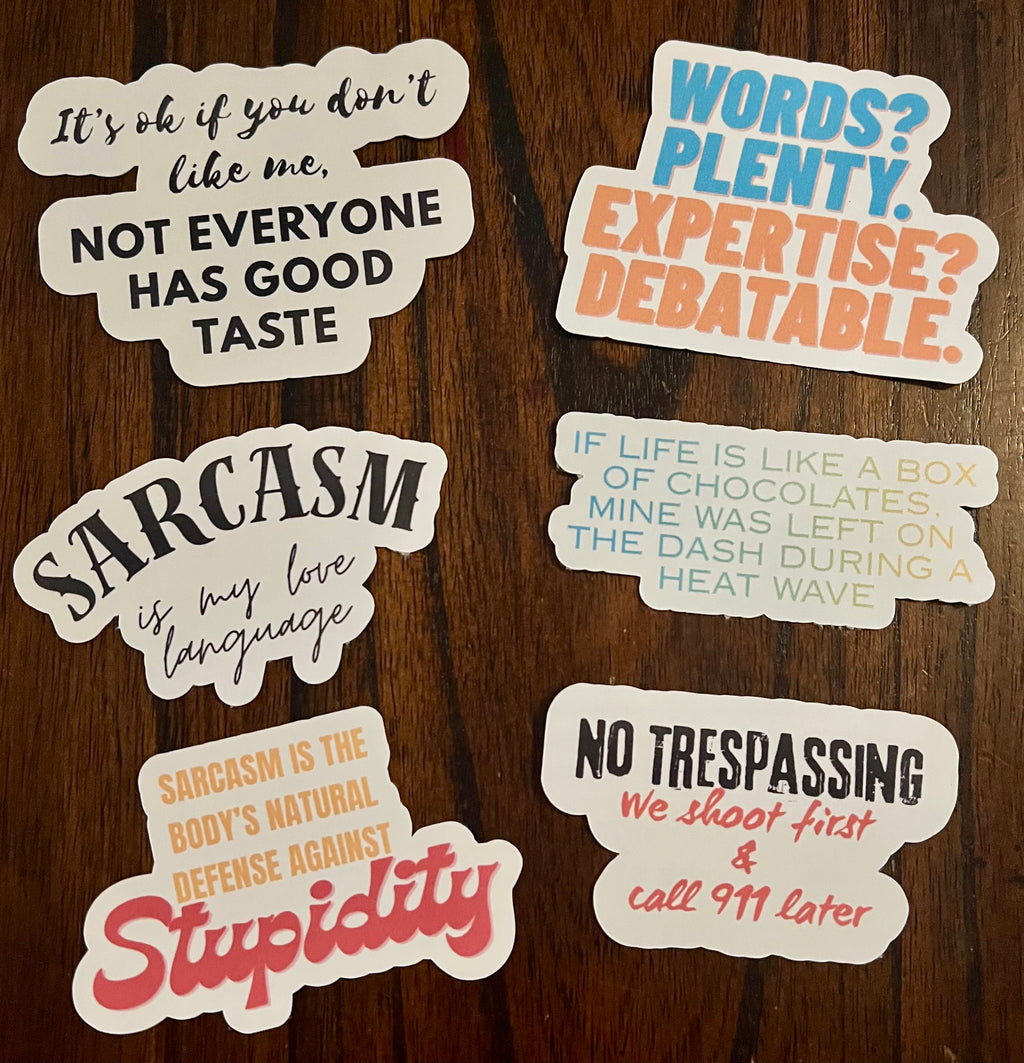 Sarcastic Sticker Bundle