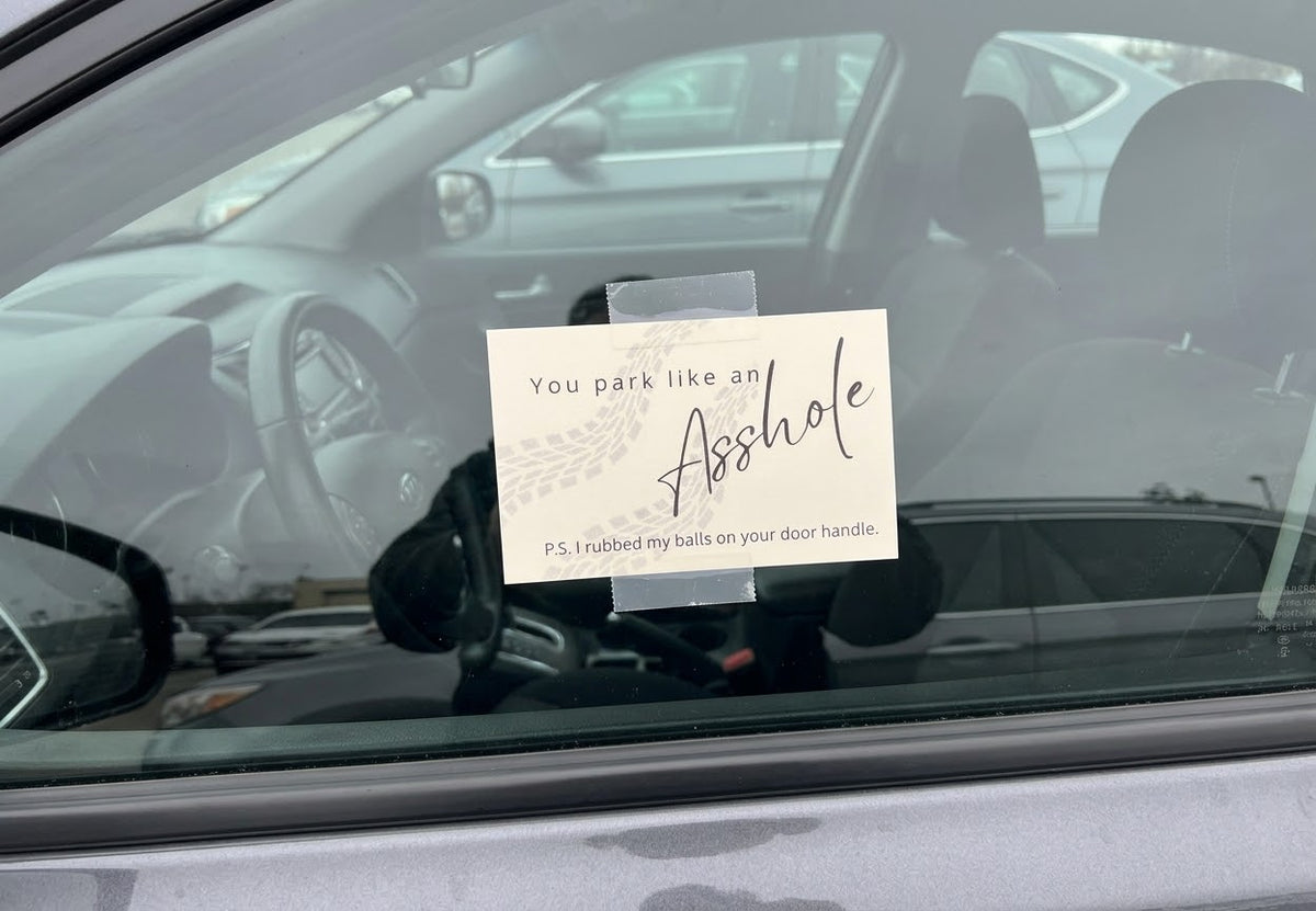 You Park Like an Asshole Cards