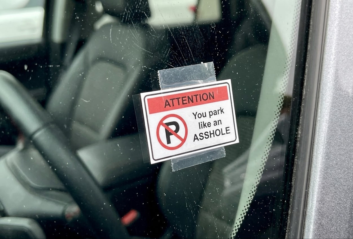 You Park Like an Asshole Cards
