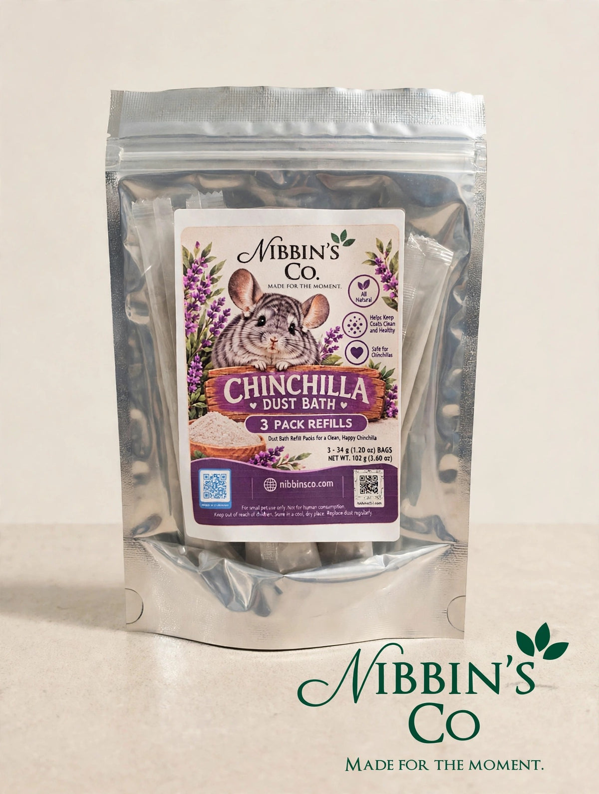 Chinchilla Dust Bath Refill