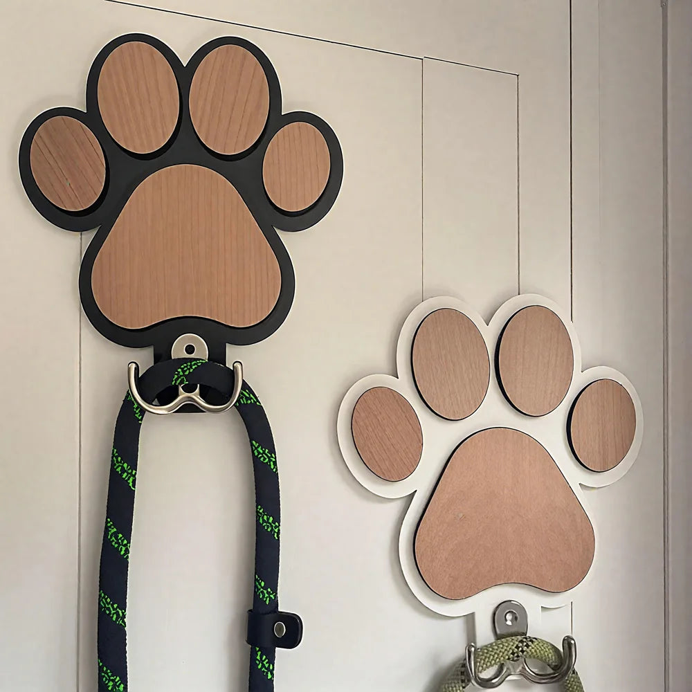 Paw Print Wooden Hanger