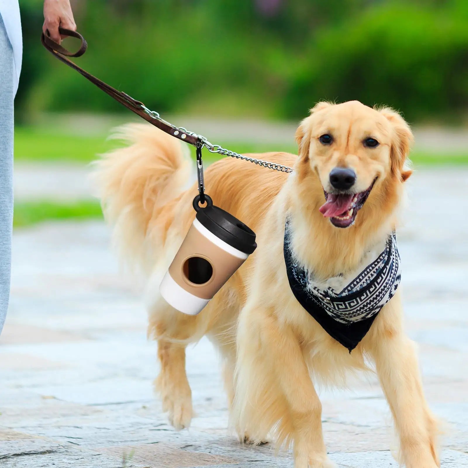 Coffee Cup Pet Waste Bag Dispenser
