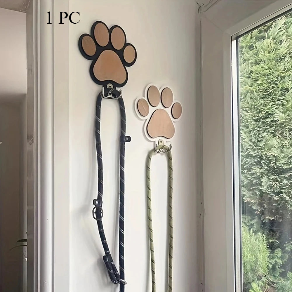Paw Print Wooden Hanger