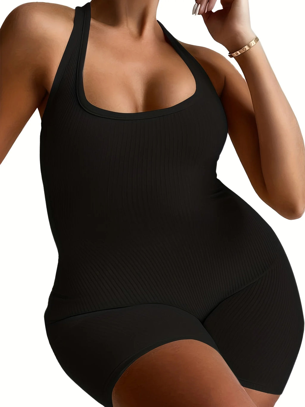 Plus Size Halter Jumpsuit