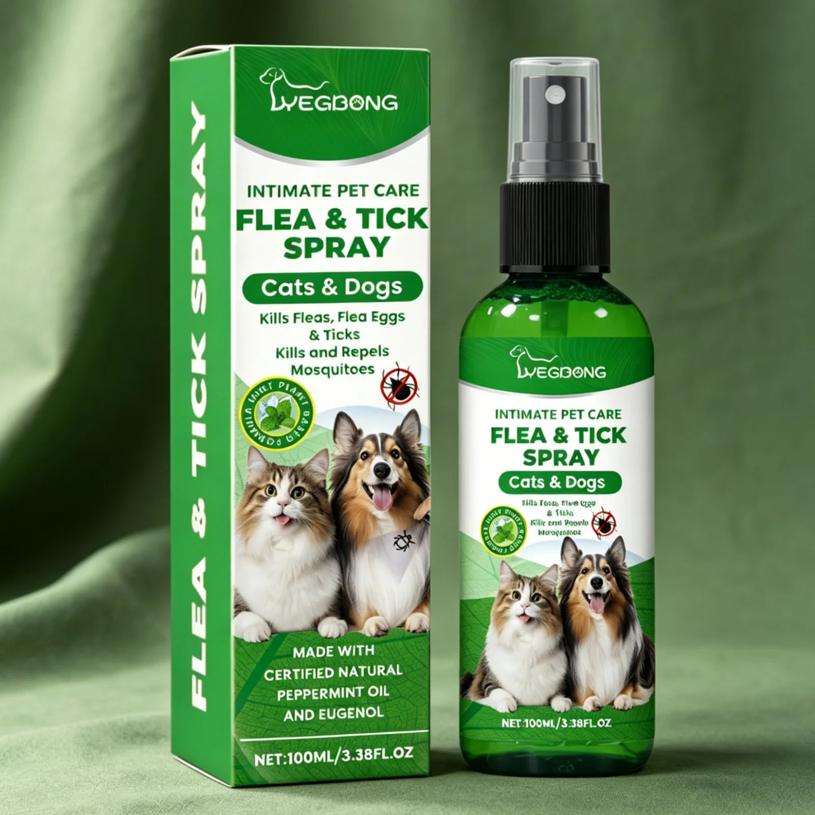 Natural Flea & Tick Spray