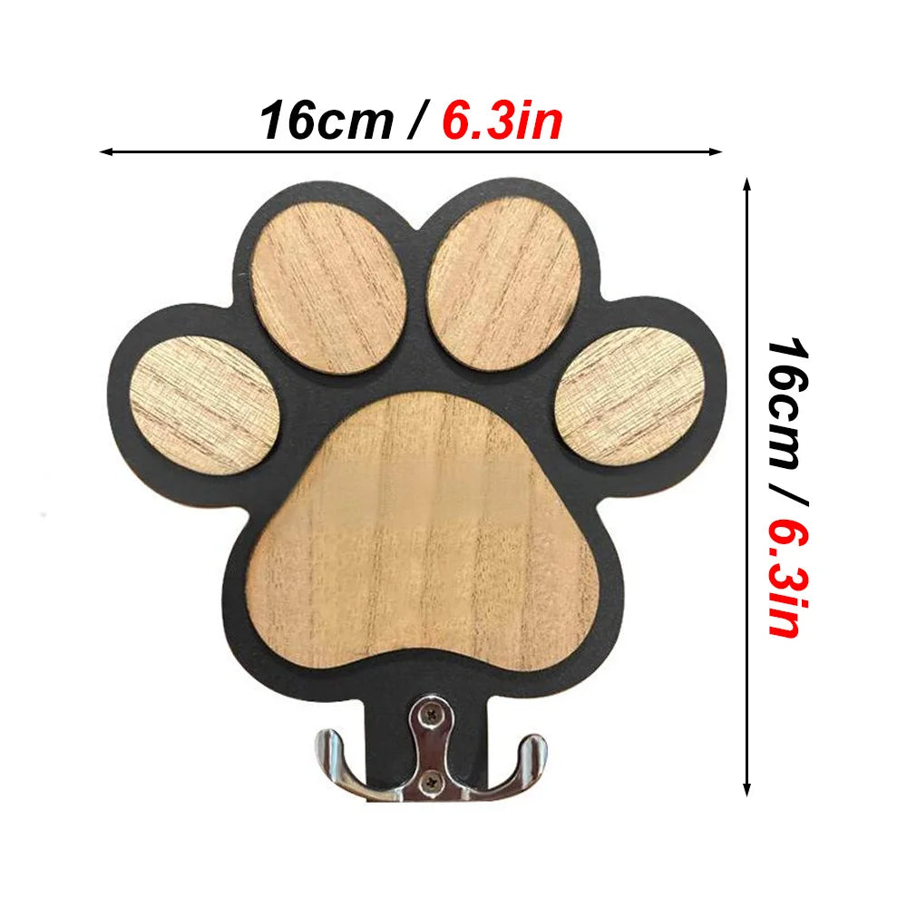 Paw Print Wooden Hanger