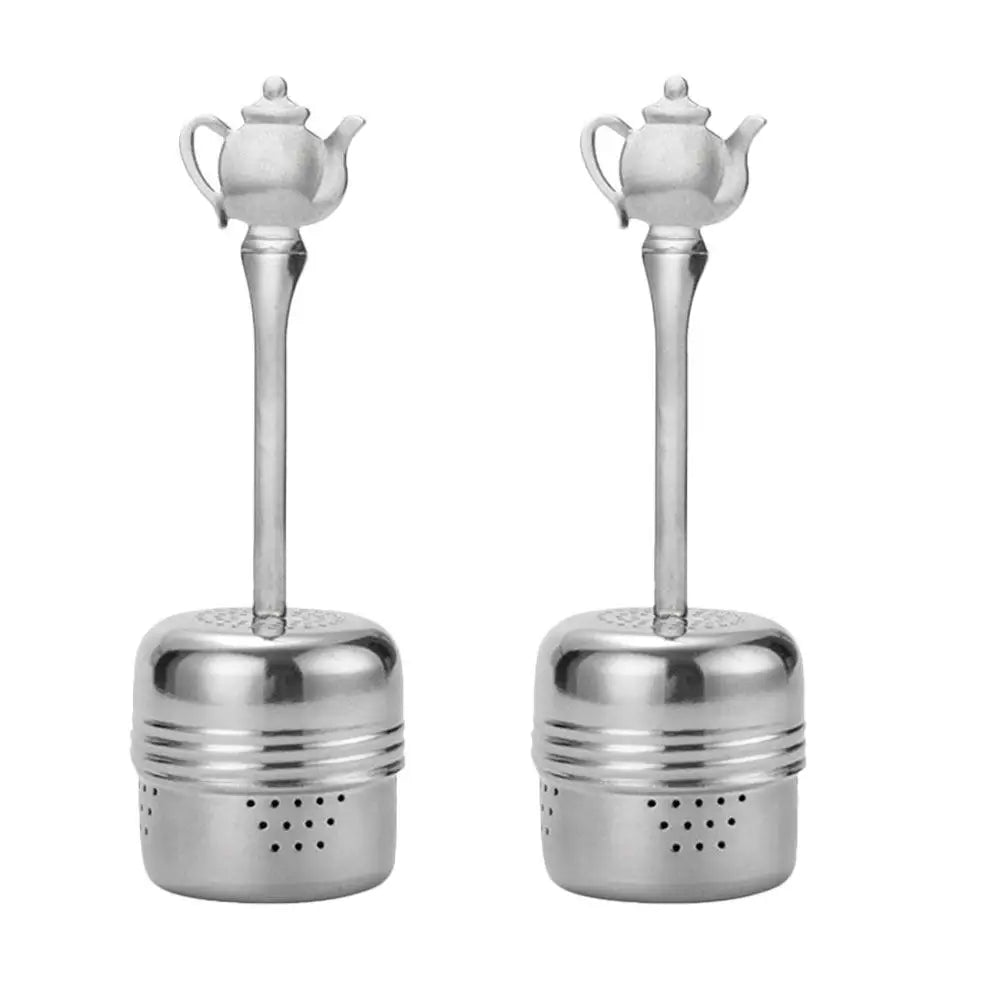 2Pcs Stainless Steel Tea Filter
