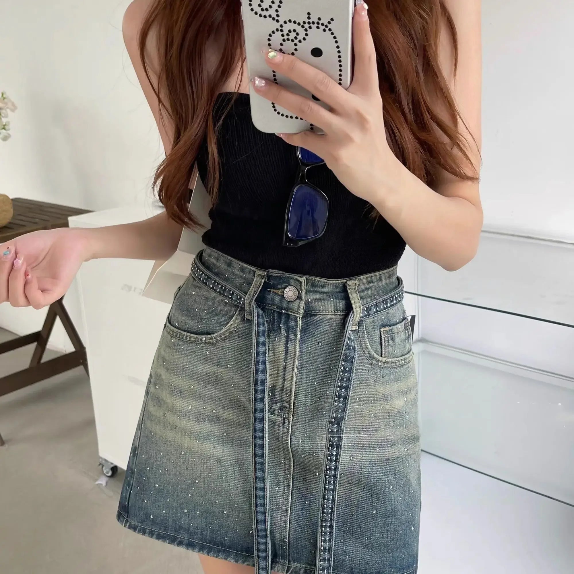 Denim Skirt