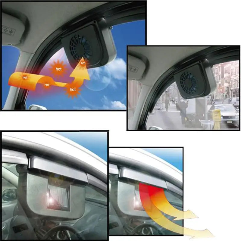 Window Ventilation Fan for Car